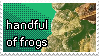 handfuloffrogs stamp