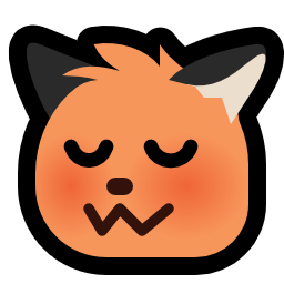 neofox emoji shy