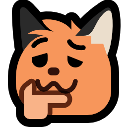 neofox emoji think_woozy